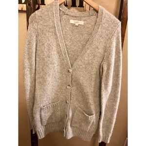 LOFT sweater cardigan .